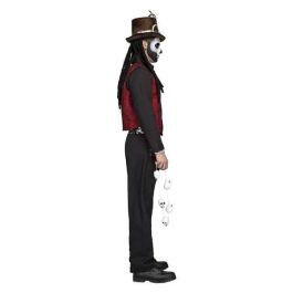 My Other Me Disfraz Voodoo Master Adulto Talla M-L. Incluye Camisa, Chaleco, Cinturón, Collar, Pulsera, Serpiente, Colgante. 100% Poliéster.