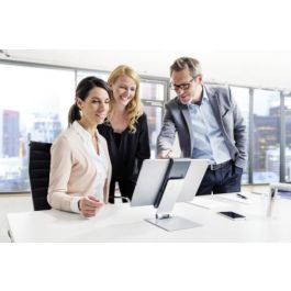 Durable Soporte Elevador Mesa Tablets 7-13 Pulgadas Giratorio 360° para Escritorio Profesional Referencia 8930-23