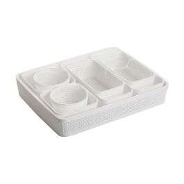Cesta Multiusos Dem Plástico 34 x 28 x 6 cm 9 Piezas (9 Unidades) Cesta Multiusos Dem Plástico 34 x 28 x 6 cm 9 Piezas (9 Unidades)