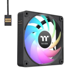Thermaltake CL-F182-PL14SW-A Ventilador de 14cm para Refrigeración de PC - Rodamiento Hidráulico - Color Negro (Pack de 3)