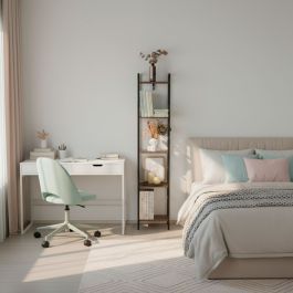 Estantería Max Home Hierro Madera MDF 5 Estantes 30 X 144 X 24 CM