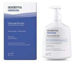 Sesderma HIDRAVEN Crema Espumosa Sin Jabón Limpiador Facial para Todo Tipo de Pieles 300 ml
