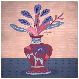 DKD Home Decor Cuadro Multicolor 83 x 83 x 4.5 cm (2 Unidades) Lienzo