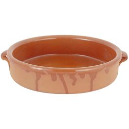 Cazuela de Barro Clásico 28 cm (3 Unidades), Marrón. Compatible Vitro, Inducción, Gas, Eléctrica. Fabricada en España.