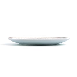 Ariane Plato Llano Porcelana Tornado White 27 cm - Set de 6 Unidades, Reforzado Profesional, Apilable, Apto Lavavajillas y Microondas