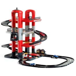 Parking 4 plantas con pistas y 2 coches de metal Parking 4 plantas con pistas y 2 coches de metal