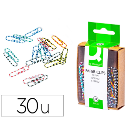 Q-connect Clips 50 mm Caja 30 Unidades Colores Surtidos Precio: 1.68999974. SKU: B1HFQMKT8F