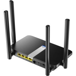 Cudy LT500 Router Inalámbrico 4G Doble Banda (2.4/5GHz) Wi-Fi 5 AC867 Ethernet Rápido VPN Negro
