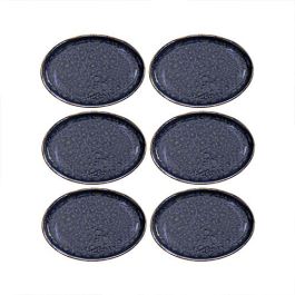 Moon Blue Fuente Oval 23X17 Cm (6 Unidades) Moon Blue Fuente Oval 23X17 Cm (6 Unidades)