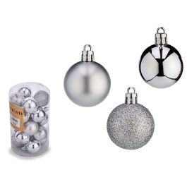 Set 20 Bolas Navidad 4Cm Plata Surt Krist+ (12 Unidades) Precio: 30.89000046. SKU: B1FQMJTG75