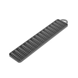 Metaltex Escurreplatos Reversible 'Gravity Slim' 40x8cm - Desagua y Retiene Agua, Ideal para Objetos Pequeños, Color Gris