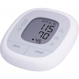 GRUNDIG Tensiómetro de Brazo Digital para Presión Arterial - Monitor de Muñeca, Detección de Arritmia, Pantalla Grande, Brazalete Ajustable, Memoria para 2 Usuarios