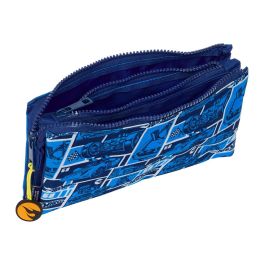 Bolso Escolar Portatodo Safta Triple Hot Wheels Sonny 120x220x30 mm