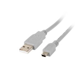 Lanberg Cable USB 2.0 Macho Mini-B a USB A, 1.8m, Gris - Alta Velocidad 480Mb/s, Compatible con Cámaras y Reproductores MP3 Precio: 4.49999968. SKU: B1F9A5EZKQ