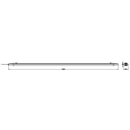 [LVE-4058075601673] Equipo Estanco Ledvance 48W 5520Lm 6500K 110º IP65 - Blanco Frío