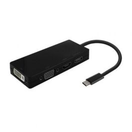 AISENS - CONVERSOR USB-C A DP/DVI/HDMI/VGA, USB-C/M-DP/H-DVI/H-HDMI/H-VGA/H, NEGRO, 15CM Precio: 30.50000052. SKU: B19H5Y2XYH