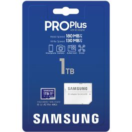 Samsung MB-MD1T0SA/EU Tarjeta de Memoria PRO Plus 1TB microSDXC UHS-I U3 V30 A2 180MB/s