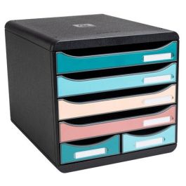 Modulo Exacompta Skandi 6 Cajones Big Box Maxi Negro/Colores Surtidos Precio: 59.50000034. SKU: B17QXQPYD8