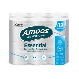 Papel Higienico Amoos Professional Essential 2 Capas 134 Servicios 16 Metros Blanco 12 unidades Precio: 3.88999996. SKU: B17W5D5FEC