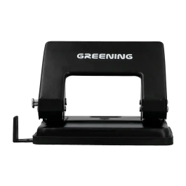 Greening Taladrador Metálico Negro, Capacidad 20 Hojas