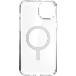 Speck Presidio Perfect Clear Funda Transparente MagSafe para iPhone 14 Plus y 15 Plus con Protección Caídas y Microban Antimicrobiana