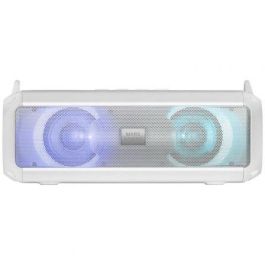 Mars Gaming MSB-XT Altavoz Portátil 2en1 Barra de Sonido Bluetooth 20W con RGB, 4 Drivers, 8h Autonomía Blanca