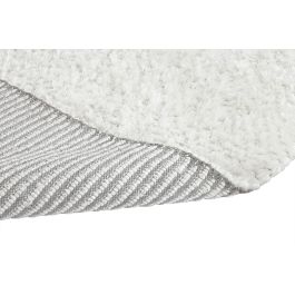 DKD Home Decor Alfombra Urban Blanca Antideslizante de Poliéster 230 x 160 cm - 2600gsm
