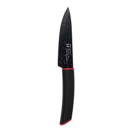 San Ignacio Juego de 3 Cuchillos Acero Inoxidable con Revestimiento de Mármol - Chef, Multiusos y Pelar