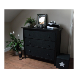 D-c-fix Rollo Adhesivo Negro Metal Brillo para Manualidades y Hogar 45 cm Ancho x 1.5 mt Largo