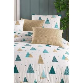 Juego de cama ASI8684283019632 - 1 funda nórdica 220x240 cm + 2 fundas de almohada 60x60 cm - Algodón/Poliéster Blanco