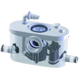 Sfa Sanipro Trituradora de inodoro silencioso XR UP para baño con múltiples entradas: inodoro, lavabo, ducha y bidé