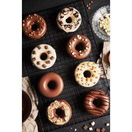 Molde para rosquillas de acero, 10 cm - Quttin (24 Unidades) Molde para rosquillas de acero, 10 cm - Quttin (24 Unidades)