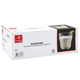 Bormioli Rocco Barshine Caja 6 Vasos Bajos Vidrio Templado Extra Resistente 39 cL