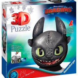 Ravensburger Puzzle Ball Dragon Trainer Con Orejas 3D 72 Piezas 11145
