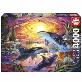 Educa 20259 Puzzle 4000 Piezas para Adultos: Diseño Orcas y Lobos, Gran Formato 136x96 cm, Edad Recomendada +14 Años Precio: 32.69000009. SKU: B1CRA29JTL