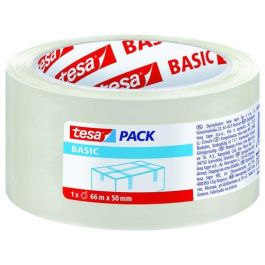 Tesa Cinta Adhesiva Transparente para Embalaje 66m x 50mm 31 micras, precintado seguro de cartones y cajas de peso medio Precio: 1.9499997. SKU: B12FSDC8A8