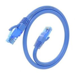AISENS - CABLE DE RED LATIGUILLO RJ45 CAT.6 UTP AWG26 CCA, AZUL, 25CM