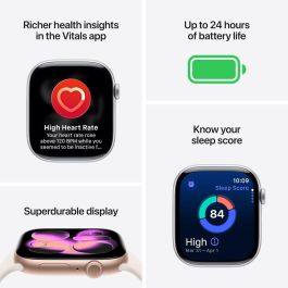 Apple Watch S11 Cellular 46mm Aluminio Gris Espacial con Correa Deportiva Negra M/L