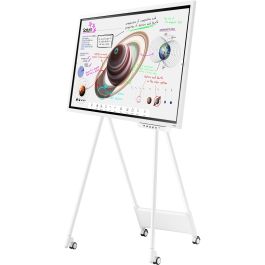 Samsung WM65B Flip Pro 65'' 4K UHD MultiTouch LCD con HDMI/DisplayPort/USB-C, Altavoces, Color Blanco/Gris