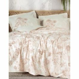 Juego de cama completo: 1 funda nórdica 220x240 cm y 2 fundas almohada 60x60 cm, 100% algodón, Beige, ASI8684283426225
