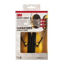 Cascos Orejeras Acolchadas con Diadema Proteccion Auditiva Peltor Optime H510A-1 Snr-27Db Amarillo 3M 7100334982