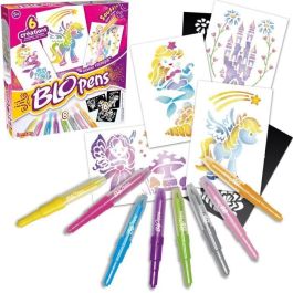 LANSAY LAN3181860241202 Blopens Taller de Hadas – Kit para Colorear con Aerógrafo – A partir de 5 años