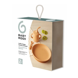 Babymoov BBM3661276192812 Set de Comida para Bebé como un Adulto A partir de 9 Meses en Silicona Little Arty