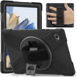 eSTUFF Funda Defender Cuerpo Completo para Samsung Galaxy A8 10.5 con Protector de Pantalla Integrado y Soporte 360° - Negro