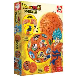 Educa 19371 Puzzle 3D Dragon Ball Balón 12,5 cm - 32 Piezas de Plástico para Niños +6 Años
