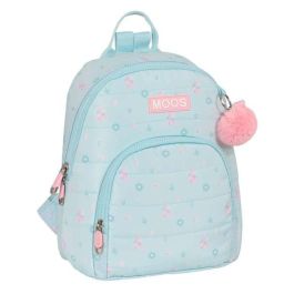 Safta Mini Mochila Moos "Garden" Azul Turquesa 25x30x13cm Acolchado Rolling Printing Precio: 19.49999942. SKU: B1JW2B8Q9A