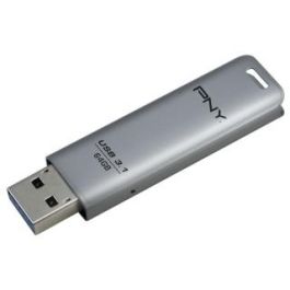 PNY FD64GESTEEL31G-EF Stick 64GB USB 3.1 Elite Steel Acero Inoxidable
