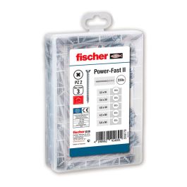 Pack 220 tornillos surtidos fpfii misterbox 558779 fischer