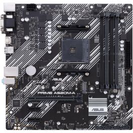 Asus Prime A520M-A II/CSM Placa Base Socket AM4 Micro ATX A520 para AMD Ryzen 3000/4000/5000, M.2, USB 3.2 Gen 1, CSM