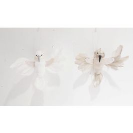DKD Home Decor Decoración Colgante Navidad Alpina Pájaros Espuma Poliéster Blanco Beige 8x15x16cm Pack 12 Unidades Surtido Aleatorio Precio: 48.7146. SKU: B1JL7LHDNB